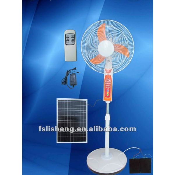 16 Inch 12V BLDC Motor Rechargeable Stand Fan With Lithium Battery