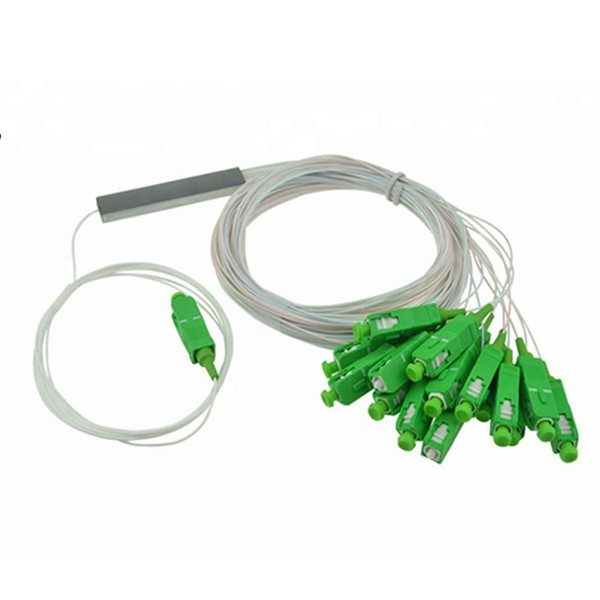 900um Optical Plc Splitter 1x16 , 1M SC APC Splitter For Ftth Solution