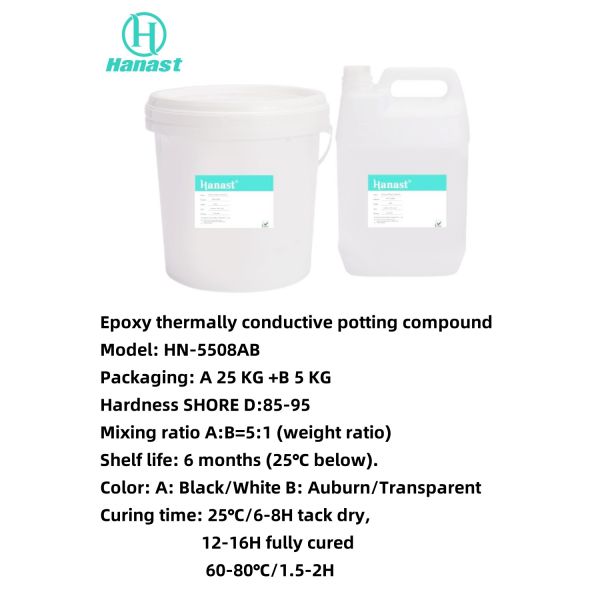25kg Thermally Conductive Potting Epoxy Resin Glue Compound For Electronic Components