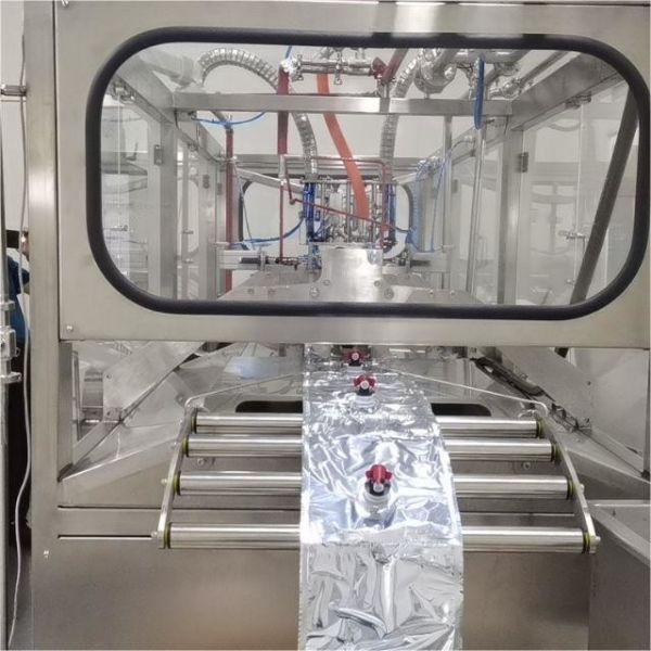 High Quality Full Automatic Aseptic BIB Filler For 1-25L Continuous Bag In Box Mlik/Yogurt/Fruit Juice Filling Machine