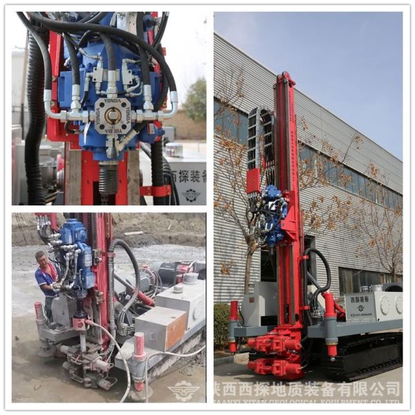 Pneumatic DTH Hammer 1.5km/H 73mm Crawler Rock Drill