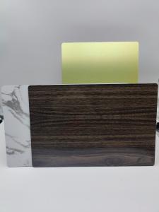 China Mirror Finish PVDF Aluminum Composite Panel Sheet 4mm Brushed wholesale