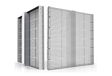 High Brightness Advertising Transparent Led Panel 20mm For Glass Wall