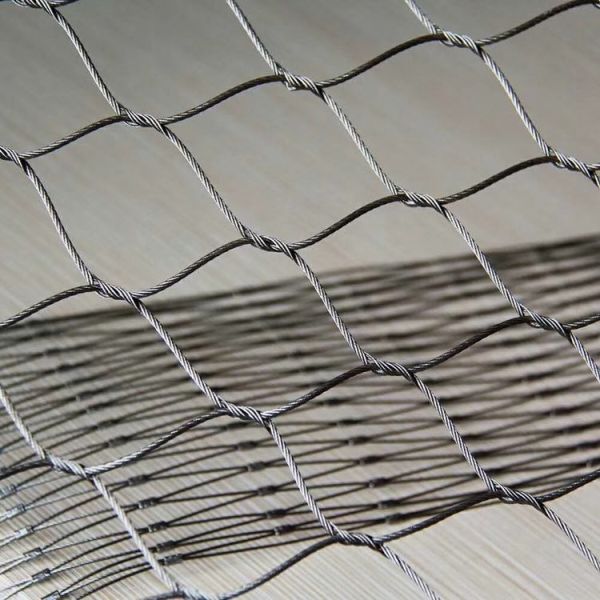 Stainless Steel Rope Wire Mesh 304/316 for Zoo Enclosures