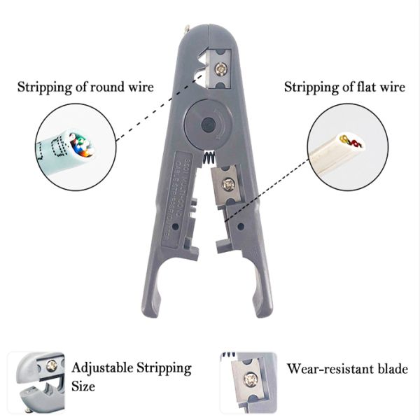 Industrial Multi-Function Cable Stripper for Copper Wire 109mm