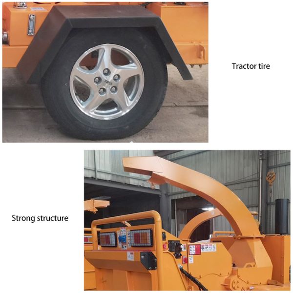 Industrial Tree Branch Wood Chipper Equipment Shredder Machinery For Papermaking