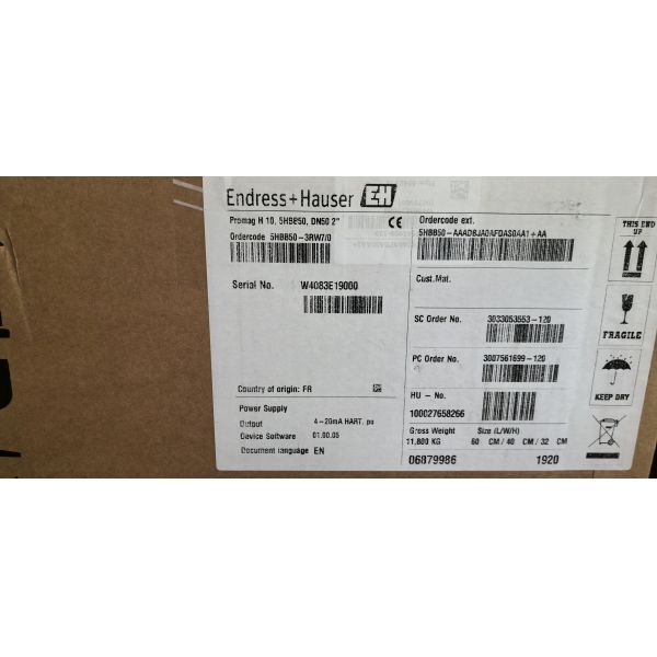 Endress Hauser Proline Promag H 10 Electromagnetic Flowmeter DN 2-150