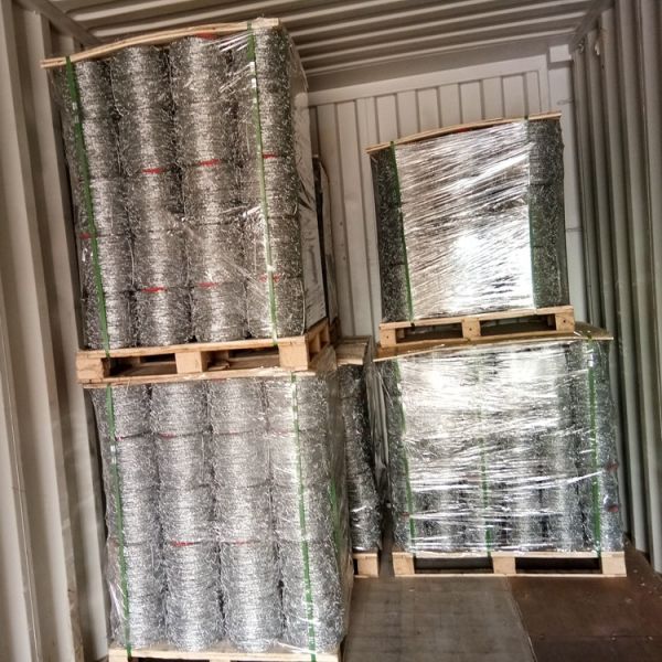 Forest Barbed Wire Fence Roll Good Corrosion Resistance Barbed Wire Single Strand