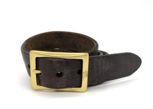 China 38mm Casual Embossed Leather Belt For Job Interview wholesale