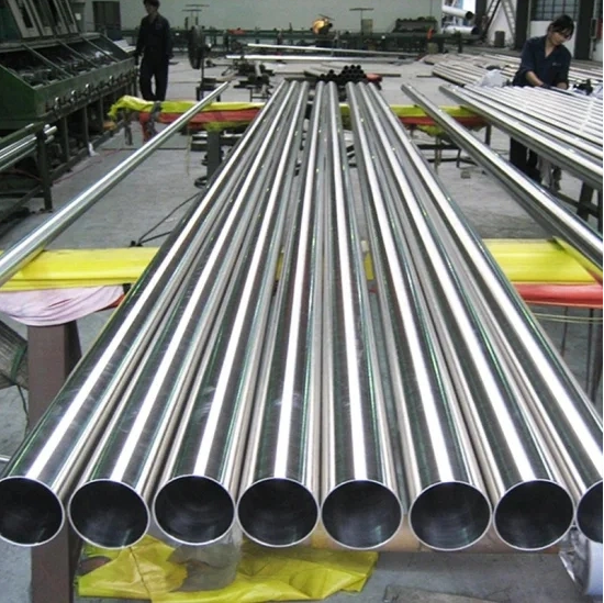 304L 304 ASTM 316Stainless Steel Sanitary Pipe Customized Diameter