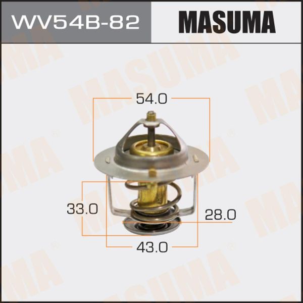 Japanese Car Thermostat Replacement CT196V ME997189 ME997189 MD015299 31646-02702 For MITSUBISHI