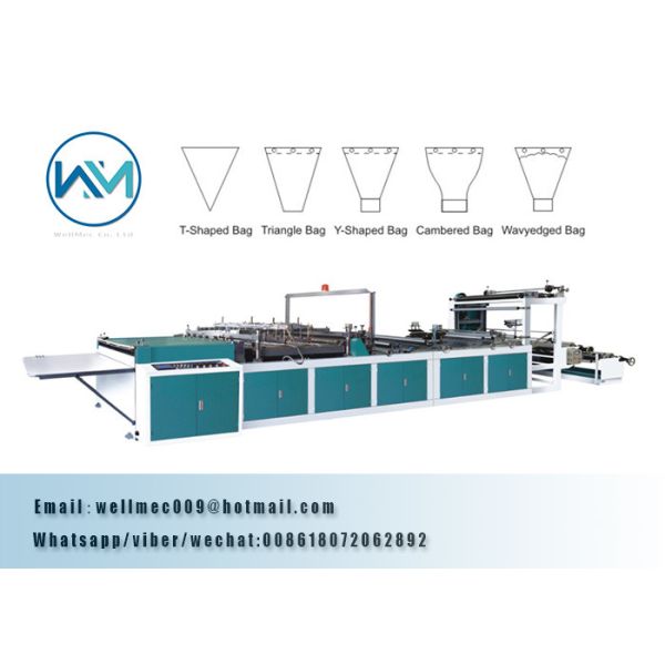 80 PCS/MIN BOPP Plastic Tiangle type Flower Bag Making Machine Width 800-1000mm