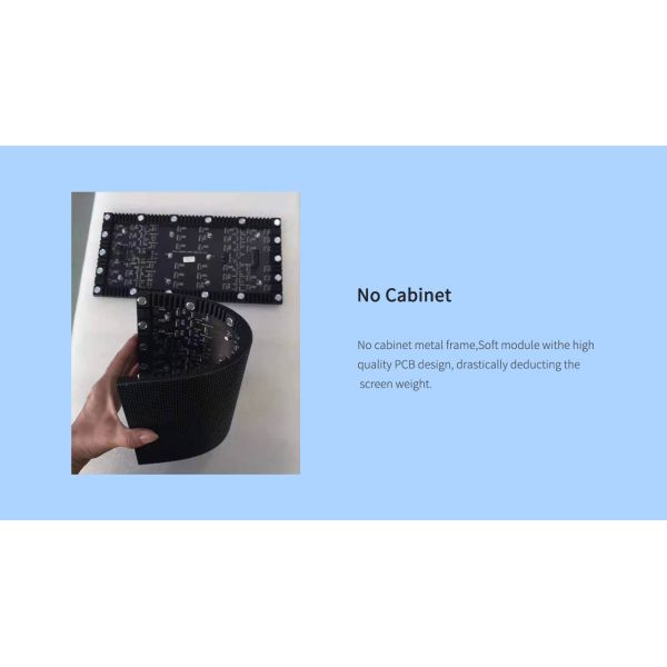 Indoor Flexible LED Display Screen High Brightness P2 LED Video Wall