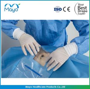 China SMS Ophthalmic Drape With Pouch ISO FDA Disposable Eye Drape wholesale