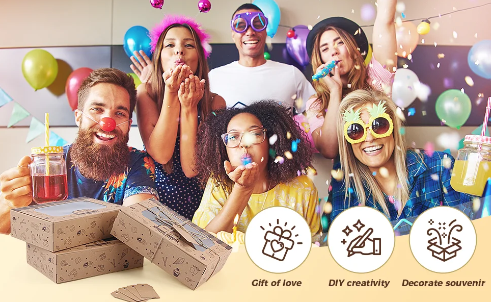 Acrylic Cake Dessert Box For Gift Custom Logo Square Clear Plastic Containers Mousse Cup