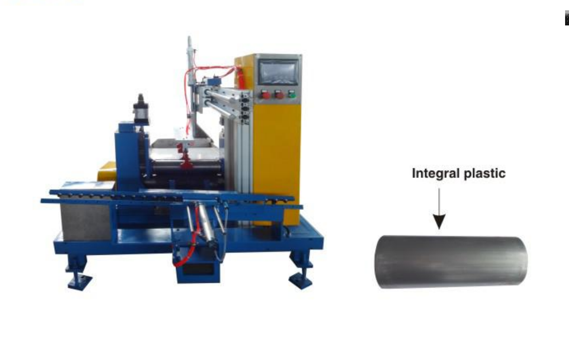 Automatic Fire Extinguisher Cylinder Rolling Machine Packed With Wooden Cases