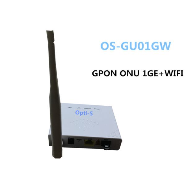 GPON ONU Optical Network Unit ONU Router 1310nm / 1490nm DC 12V 1GE+WIFI for CLI,web management
