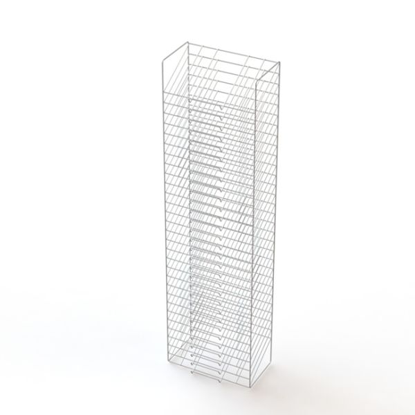 30 Wire Layers Book Display Rack For A3 Paper KD Construction