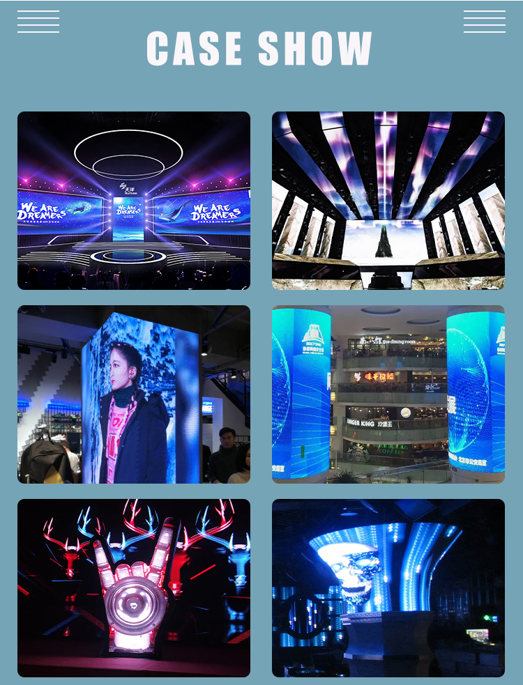 Good Stability And Even Colour Distribution Led Display High Definition Low Power P4 Module Led Video Screen