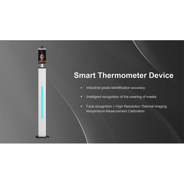 LIEN design mounted no contact handsfree infrared temperature thermal scanner camera distance face recognition gun