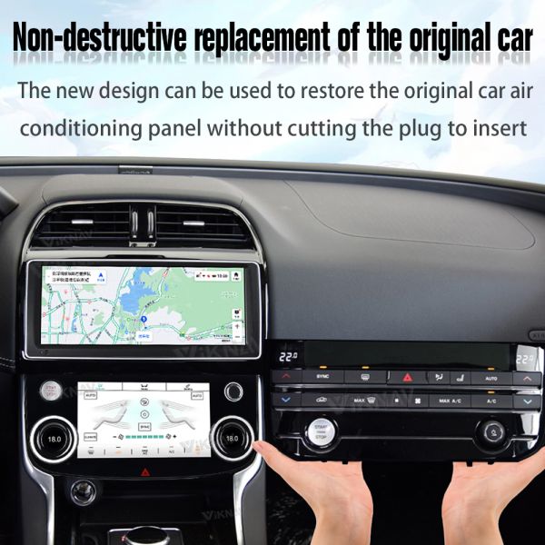 10 Inch Car AC HVAC Control Panel For Jaguar XE XF XEL F-Pace 2015-2020 LCD Touch Screen