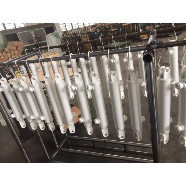 Single Acting Snow Plow Cylinder / Cross Tube Plunger Hydraulic Cylinders