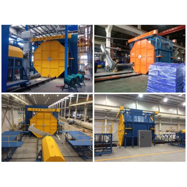 rotomolding machine,water tank making machine ,shuttle rotomolding machine，Automatic plastic molding machine，Oven type plastic rolling machine