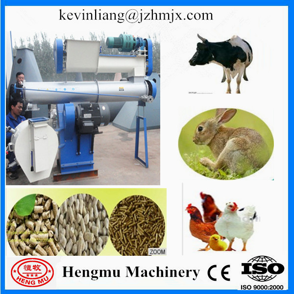 High efficient semi automatic cattle feed pellet plant with CE approved