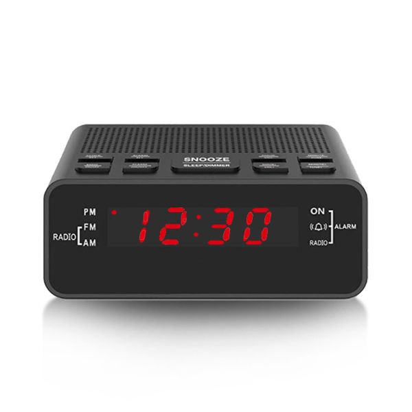 Digital Portable Clock Radio USB Rechargeable With Snooze Alarm Functions