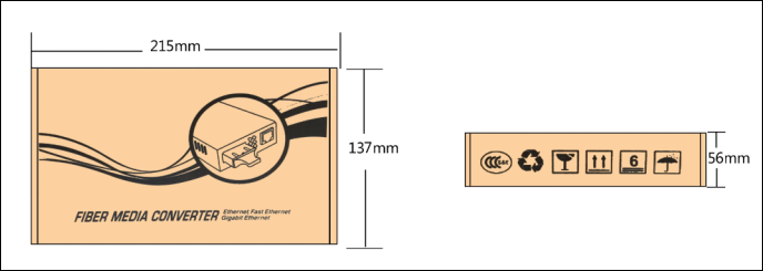 Black SFP Fiber Switch DIN Rail / Wall Mount For Secure Data Transmission