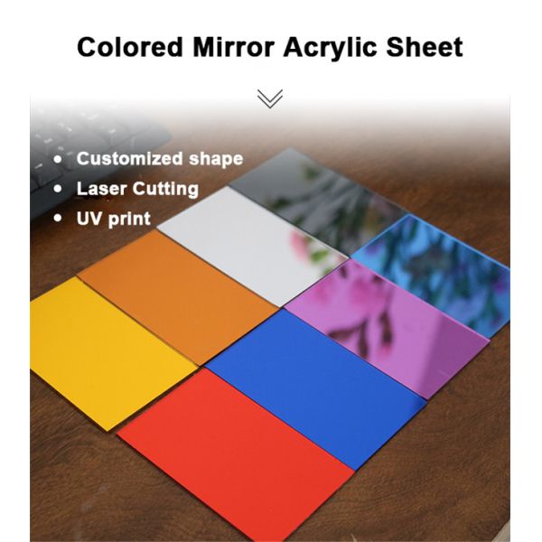 Iridescent 3mm 1220*2440mm Acrylic Mirror Sheet