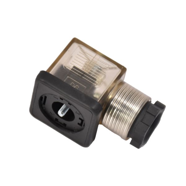 Custom Wholesale Female Joint Transparent Solenoid Valve DIN 43650 Rigoal Connector Factory