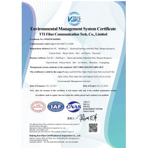TTI Fiber Communication Tech. Co., Ltd. Certifications