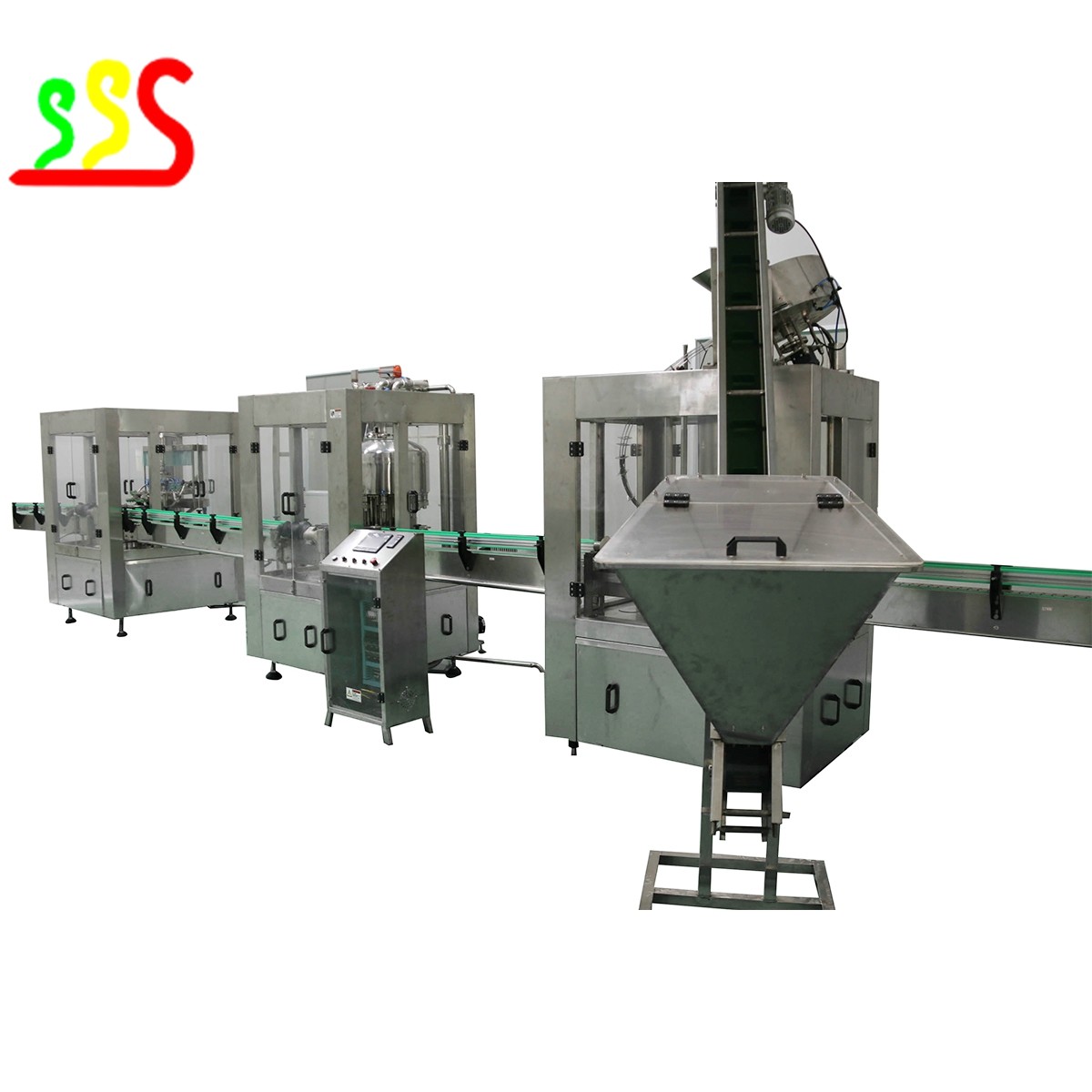 210ml Bottle Fruit Juice Processing Machine 4000 - 5000 Bottles/H
