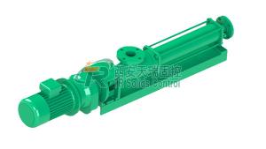 China Oilfield Horizontal Screw Pump , Adjustable Pressure Sludge Screw Pump wholesale