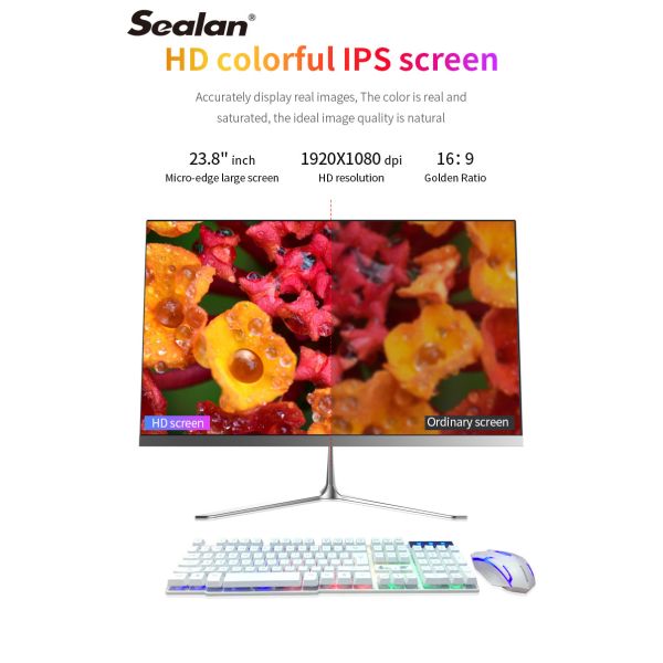 Motherboard HM87 I5 23.8 Inch All In One PC For Gaming