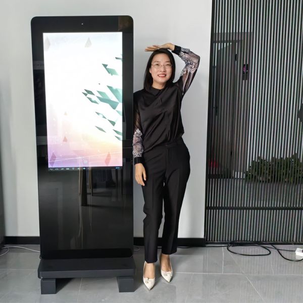 43'' Double-Sided Outdoor Lcd Kiosk Poster Panel Digital Signage High Brightness With Cooling System