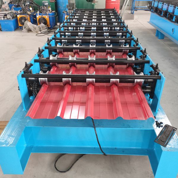 8-10m/Min Tile Making Machine Aluminum Roof Panel Roll Forming