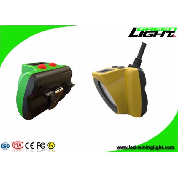 IP68 Rechargeable Led Hard Hat Light 25000lux ABS PC Material With Tracking System