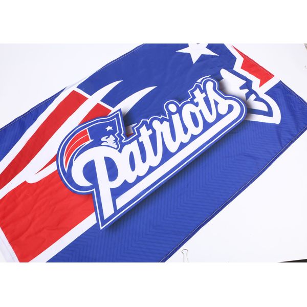 The New England Patriots Fans Large Logo Flag Size 100 x 150CM 3D National Logo