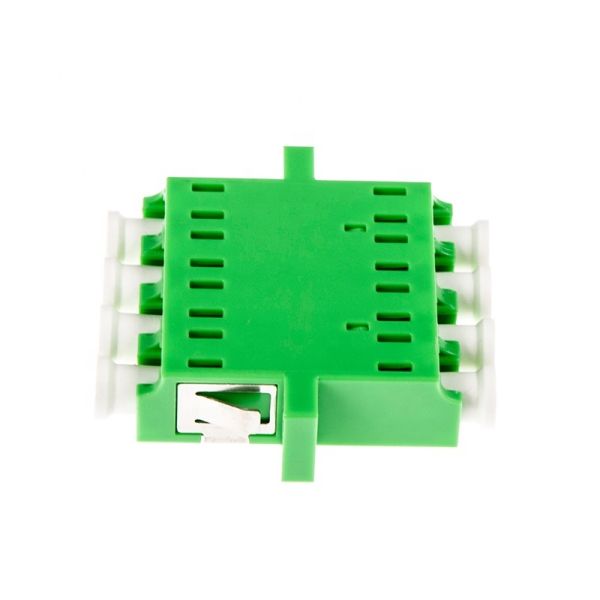 Quad Single Mode Fiber Optic Adapter LC APC To LC APC Fiber Flange Sc Connector