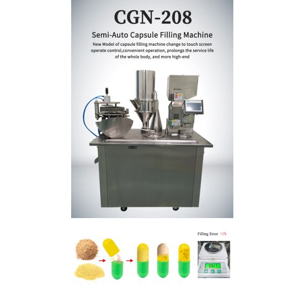 30000 PCS/H Semi Automatic Capsule Filling Machine Meeting GMP Standard