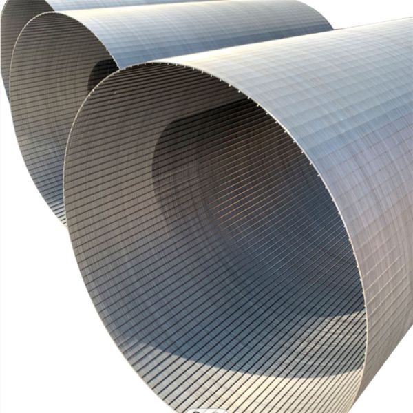 25um Wedge V Slotted Wire Johnson Screens Stainless Steel 316 Sieve Cylinder