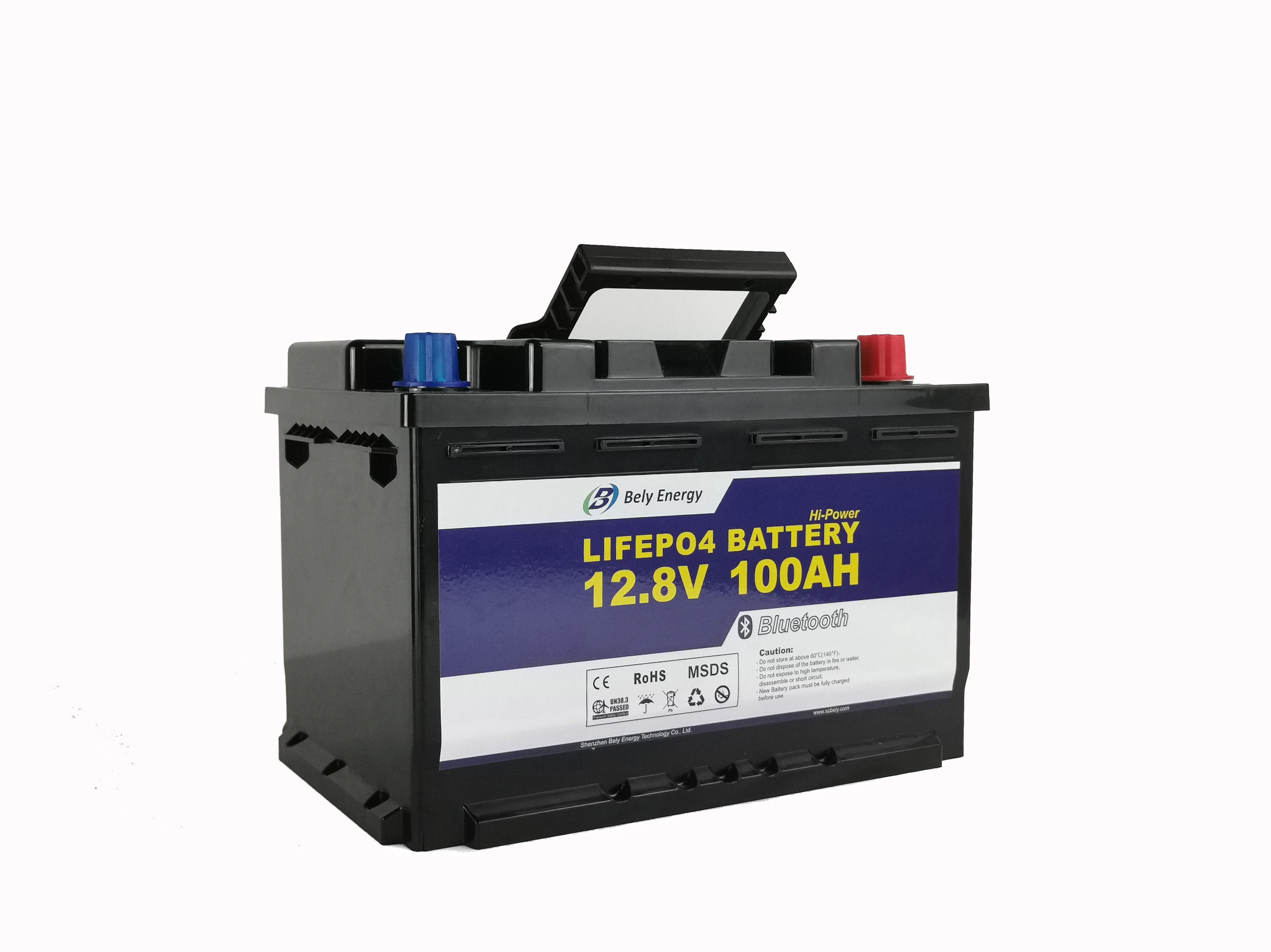 China Heating Elements Bluetooth Low Temperature Lithium Battery 12V 100AH Rechargeable wholesale