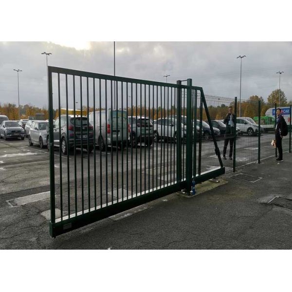 Powder coated Sliding Doors Metal Garden Fence Gate