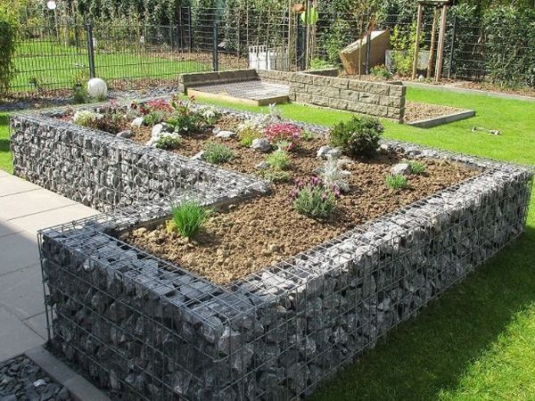 Anti Rust 1x1x0.5m Garden Gabion Box Stone Cage Galvanized Gabion Fence Wall For Sale