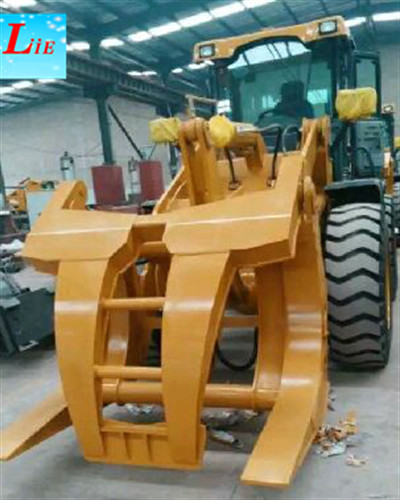 3 Ton Wheel Loader grapple loader With Grass Grapple 1.8CBM Front End Wheel Loader