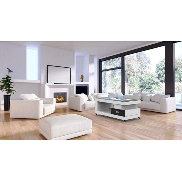 43Inch/55Inch/Customized Size LCD Touch Screen Table Capacitive Touch With Drawer