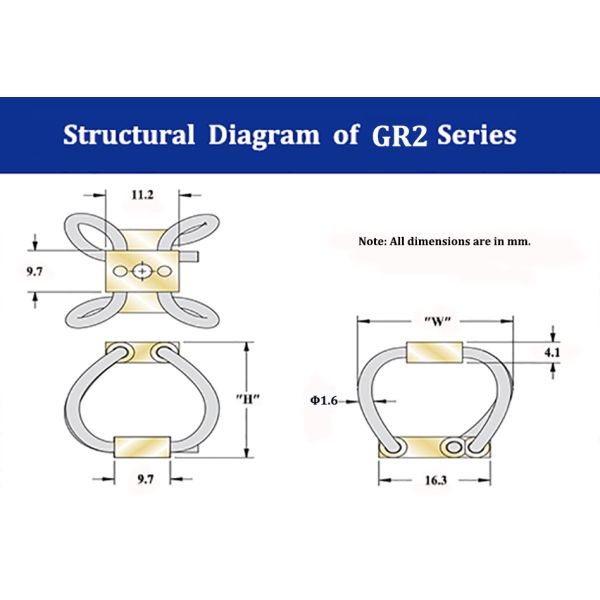 Multi-Application Small Shock Isolators Wire Rope