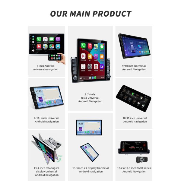 Universal 10.1 Inch Android 12 Car Radio with IPS Touch Screen and AHD 1080P Camera